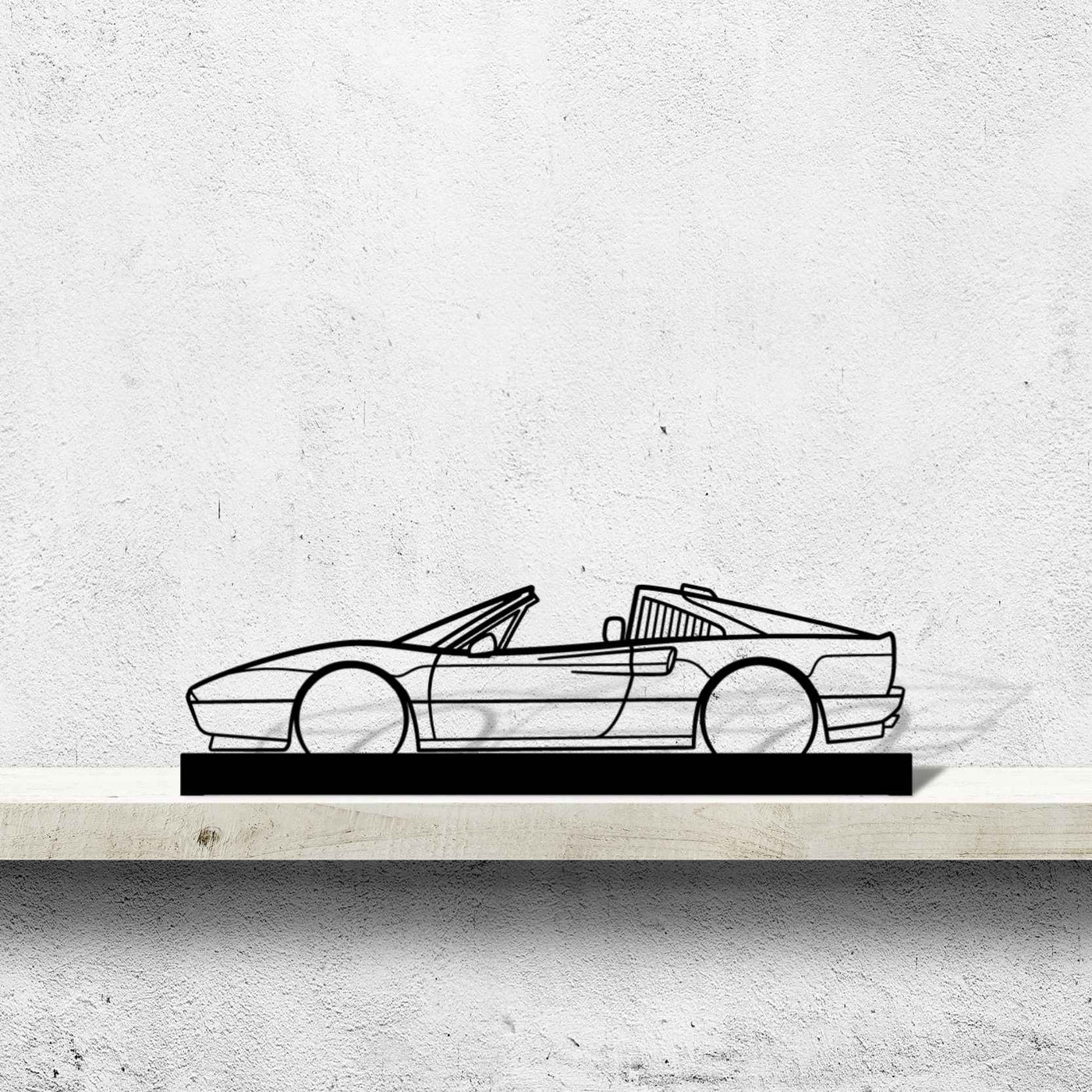 328 GTS Silhouette Metal Art Stand