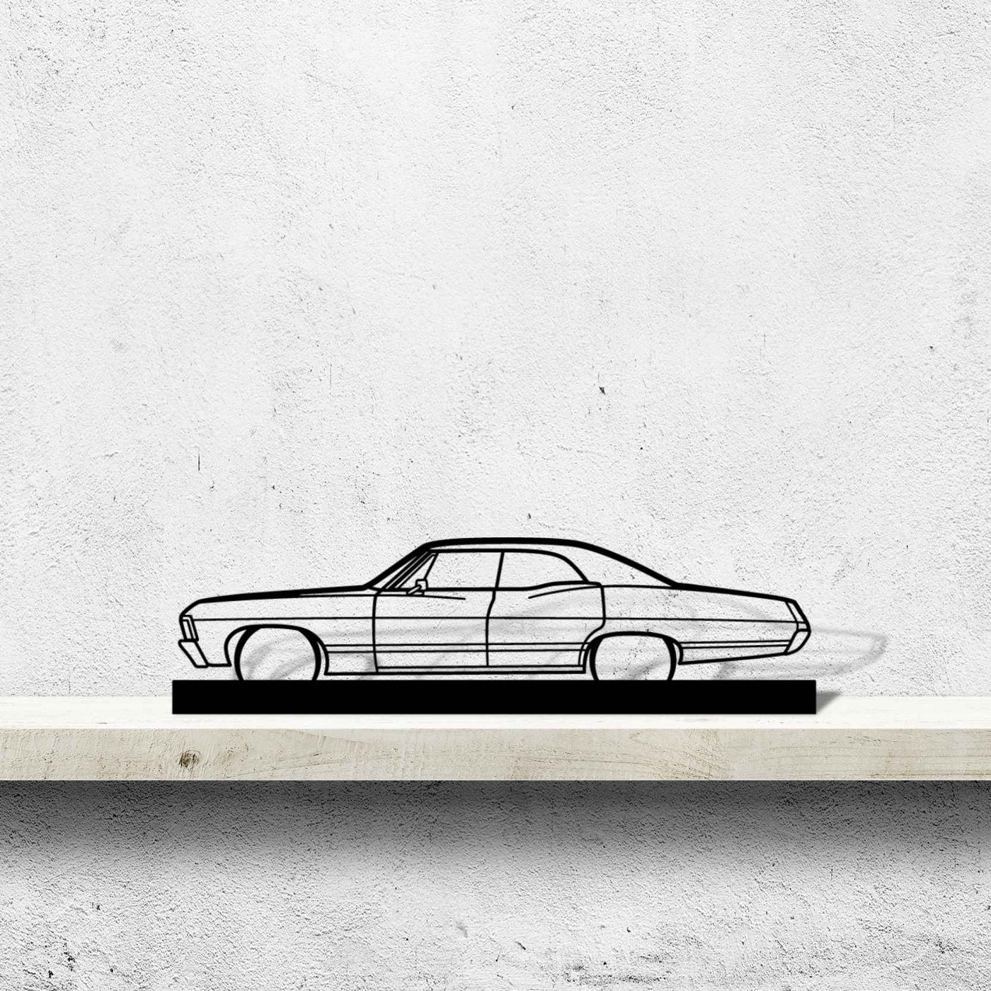 Impala 1967 Silhouette Metal Art Stand