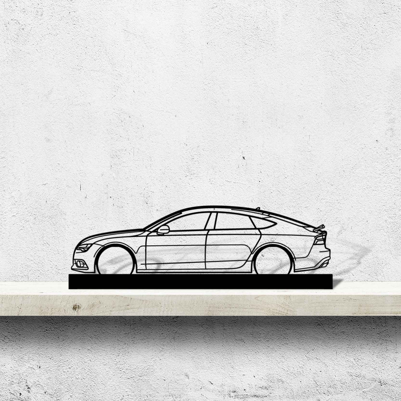 A7 sportback Mk1 Silhouette Metal Art Stand