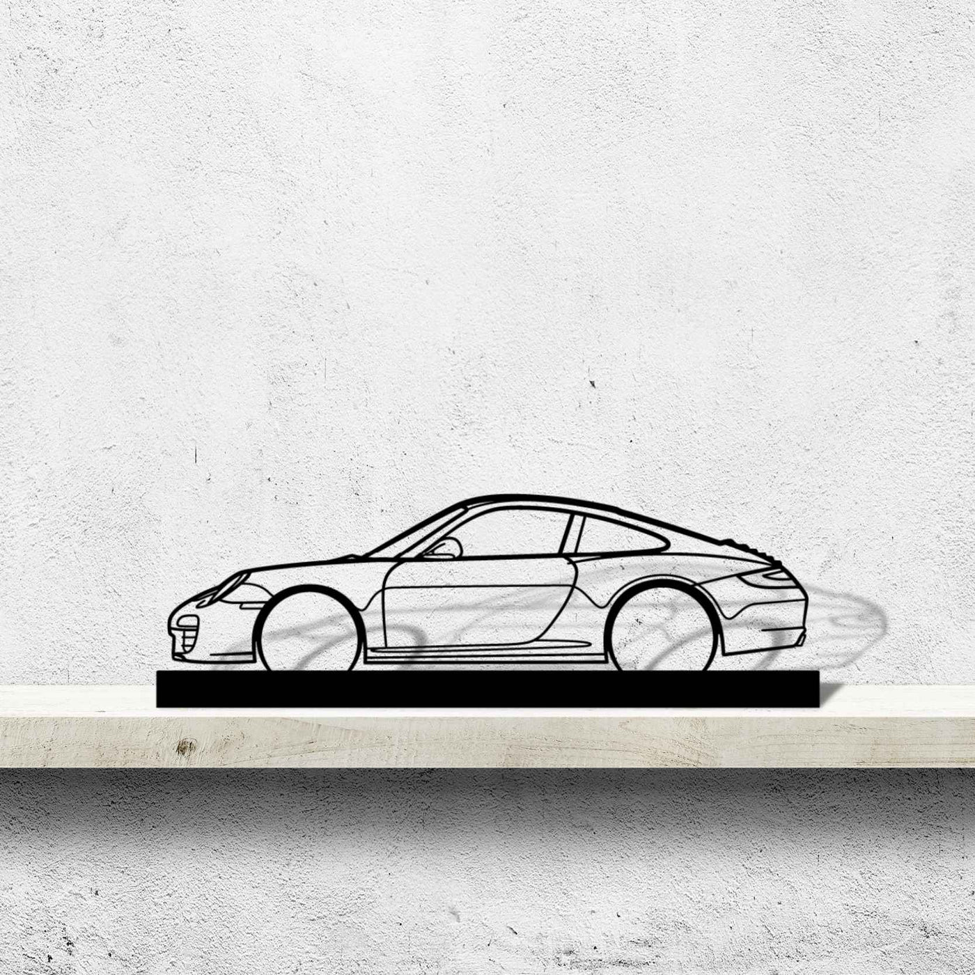 911 997 Carrera Silhouette Metal Art Stand