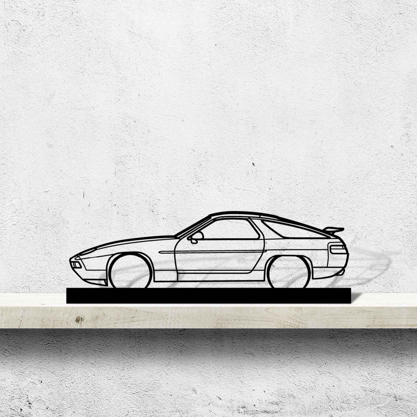 928 GTS Silhouette Metal Art Stand