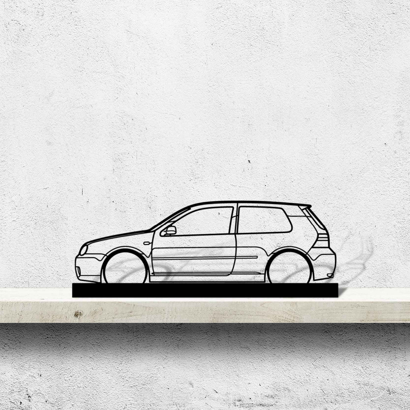 Golf 4 R32 Silhouette Metal Art Stand