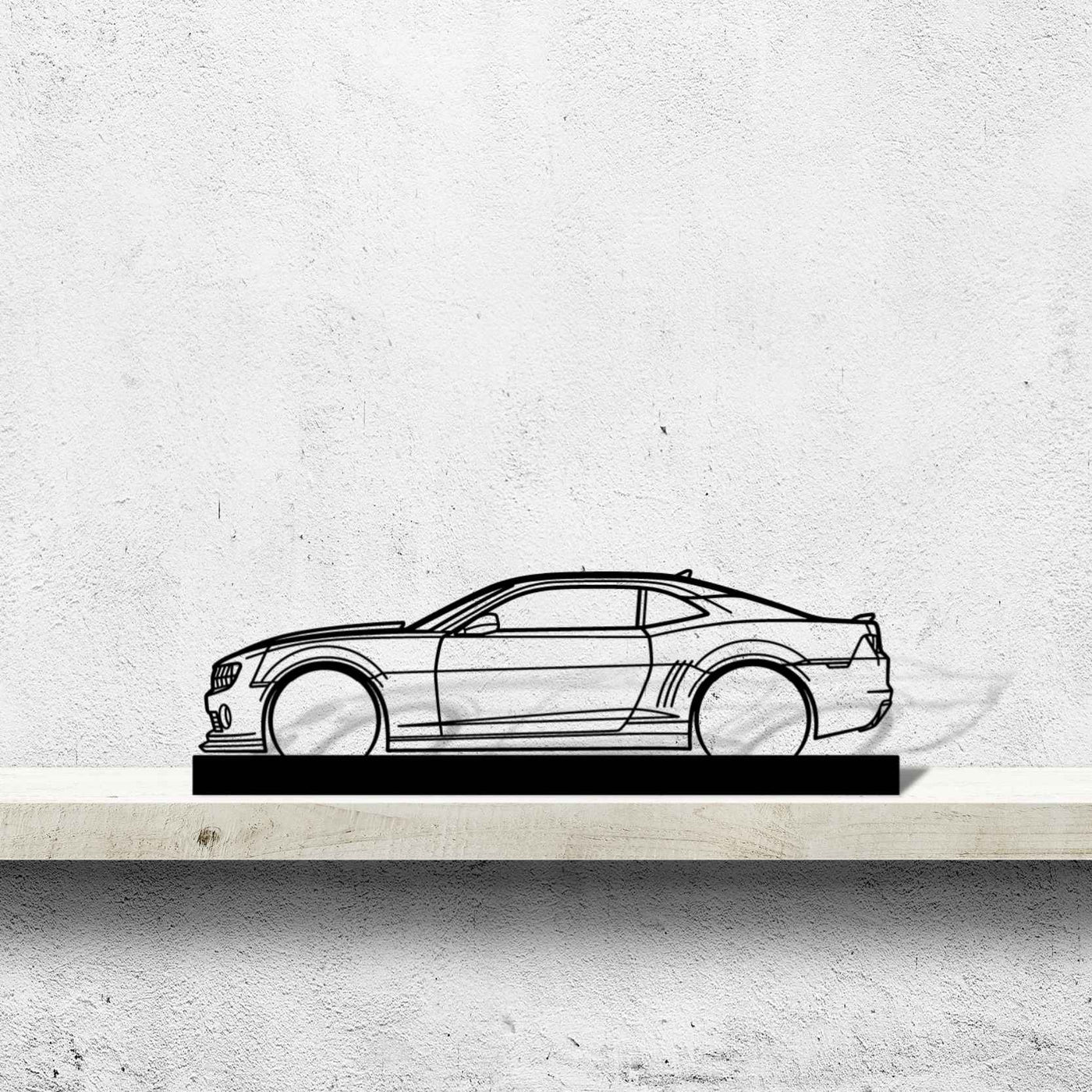 Camaro Silhouette Metal Art Stand