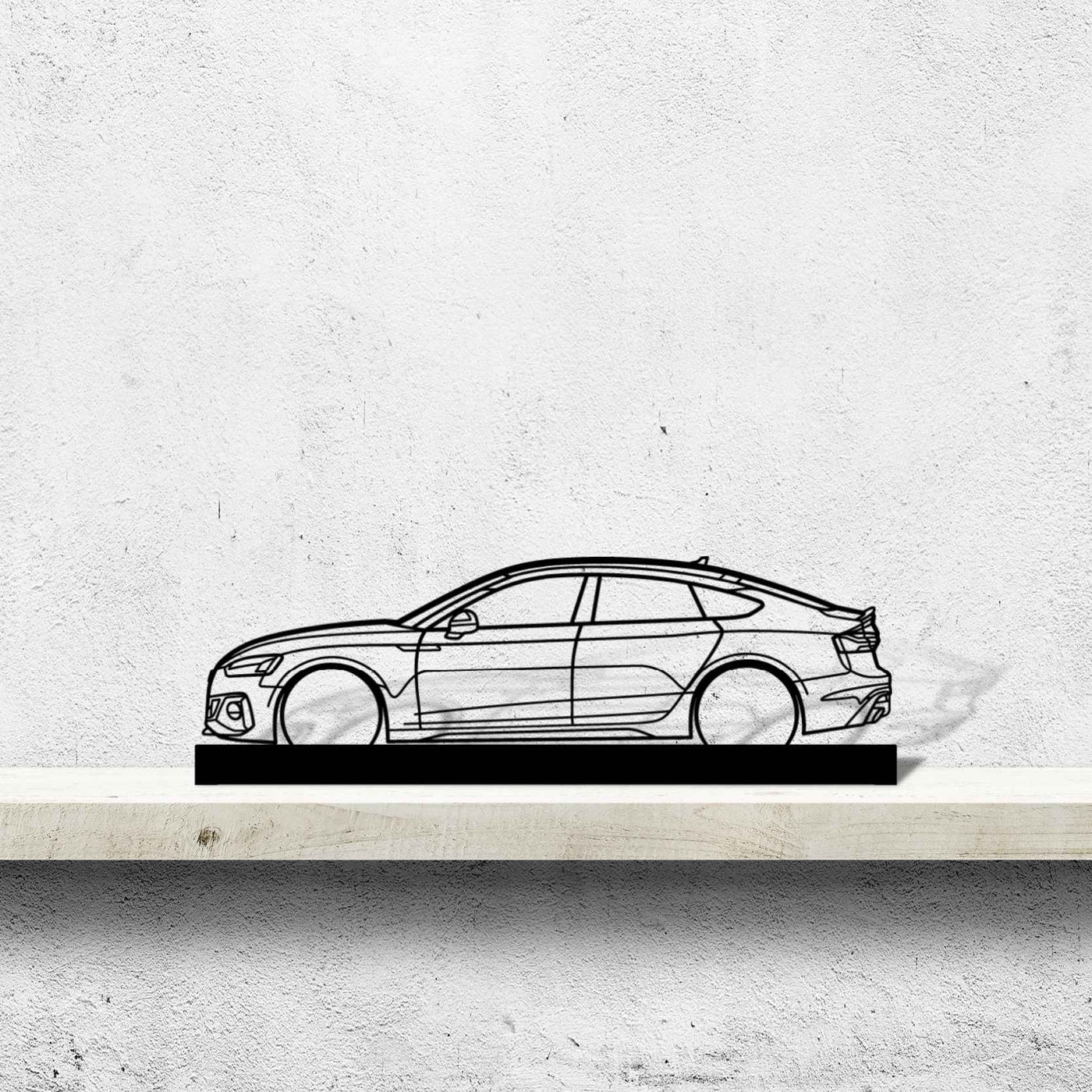 RS5 Sportback Silhouette Metal Art Stand