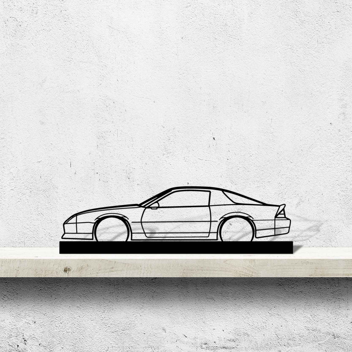 Camaro 1983 Z28 Silhouette Metal Art Stand