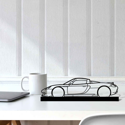 Carrera GT Silhouette Metal Art Stand