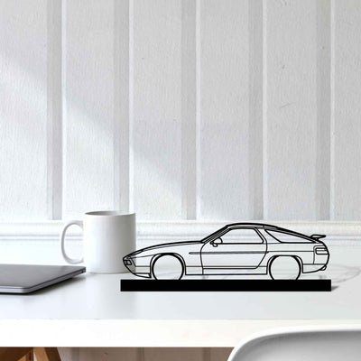 928 GTS Silhouette Metal Art Stand