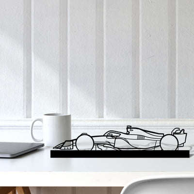 F1 2022 Mercedes Silhouette Metal Art Stand