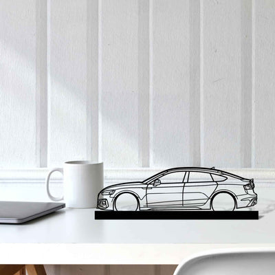 RS5 Sportback Silhouette Metal Art Stand