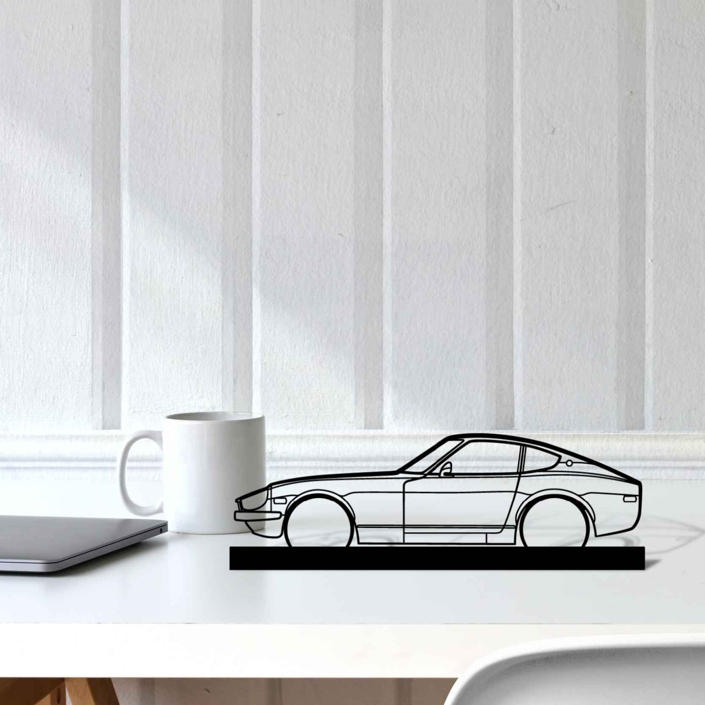 280Z Coupe Silhouette Metal Art Stand