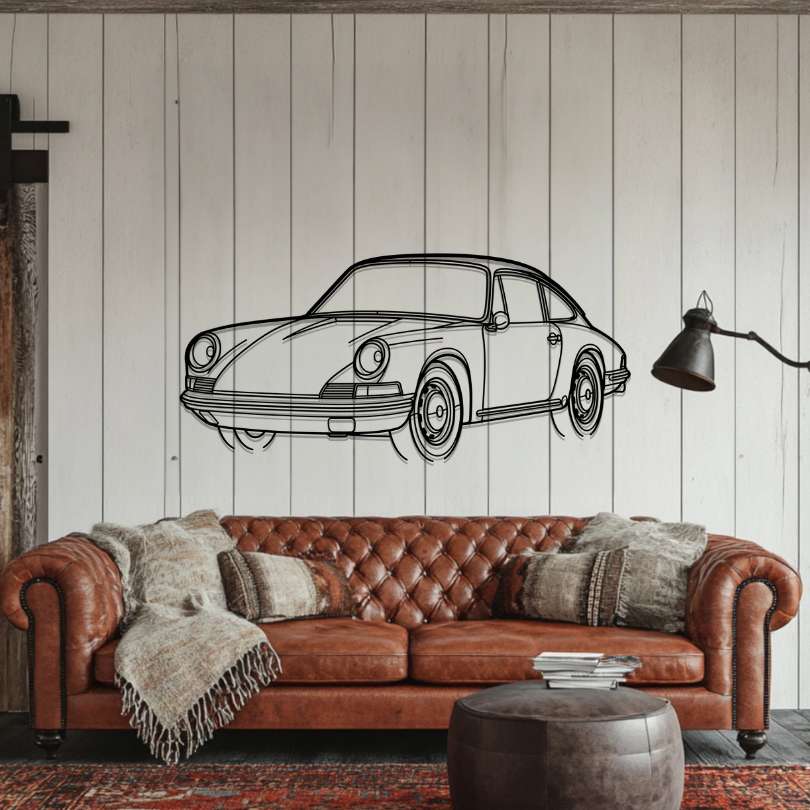 P Generation 1 Silhouette Metal Wall Art