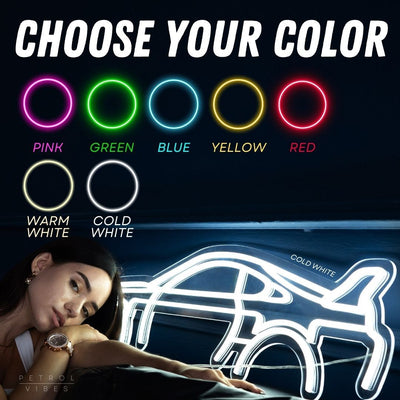 BRZ 2020 Neon Silhouette