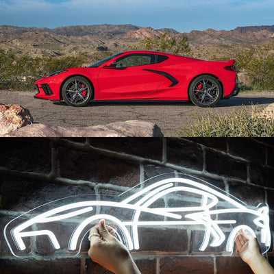 Your Custom Neon Silhouette Service