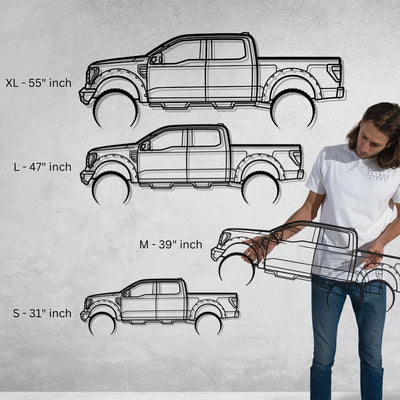 Aston DB5 Silhouette Metal Wall Art