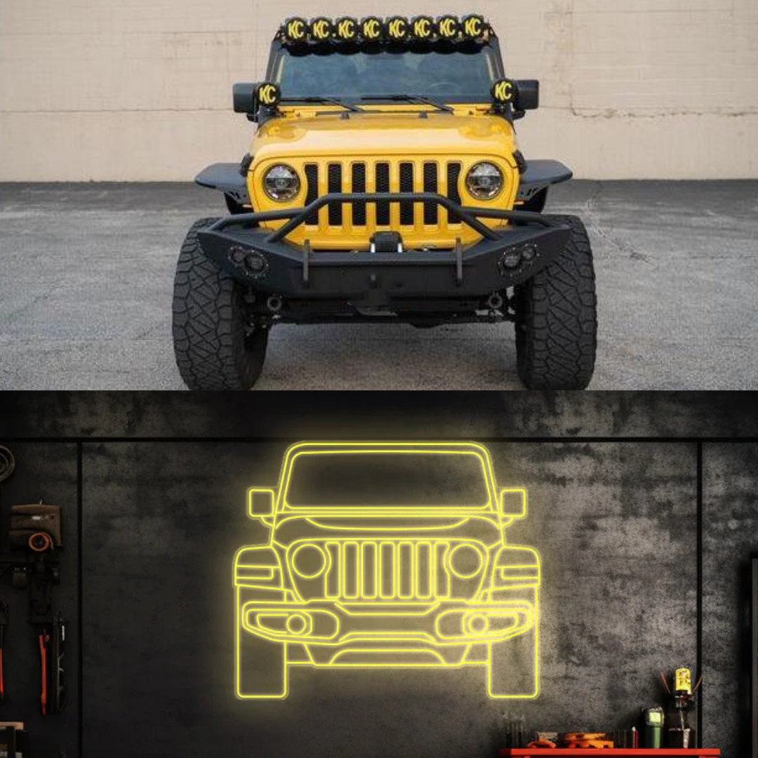 Your Custom Angle Neon Silhouette Service