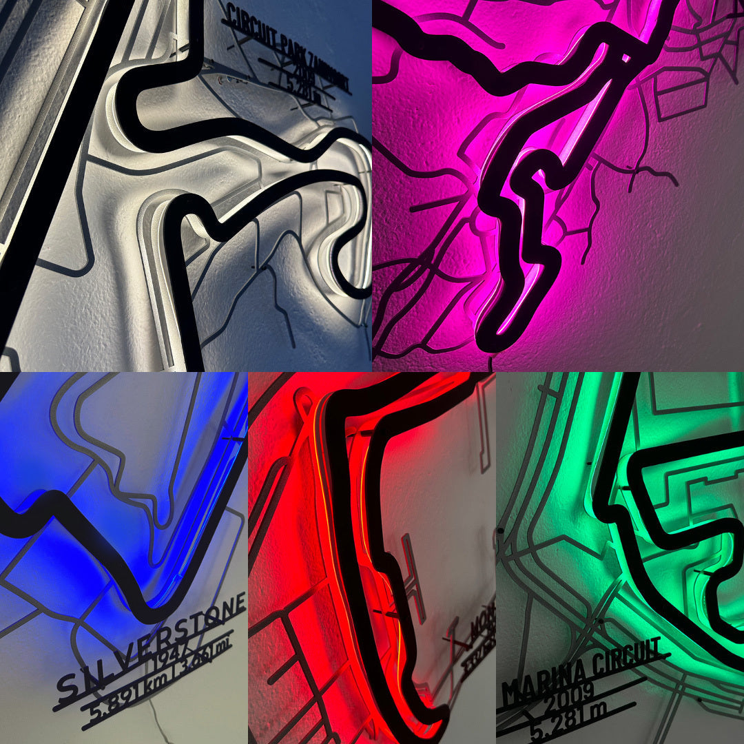 Circuit de Nevers Metal Wall Art